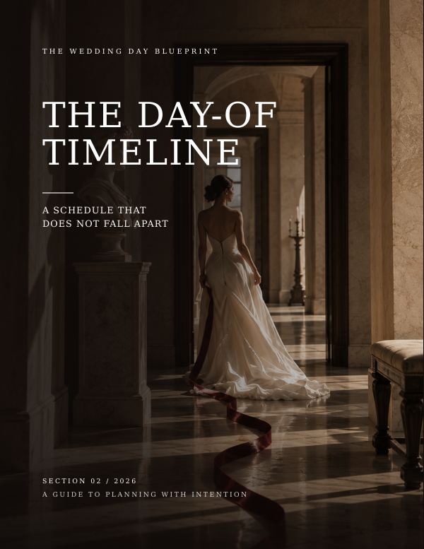 Cover of Section 2, The Day-Of Timeline